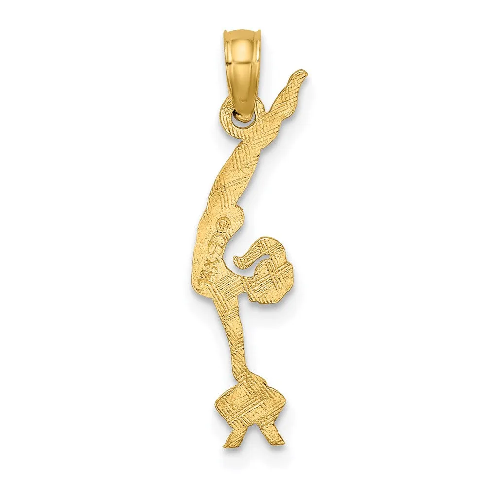 14K Gymnastics Charm