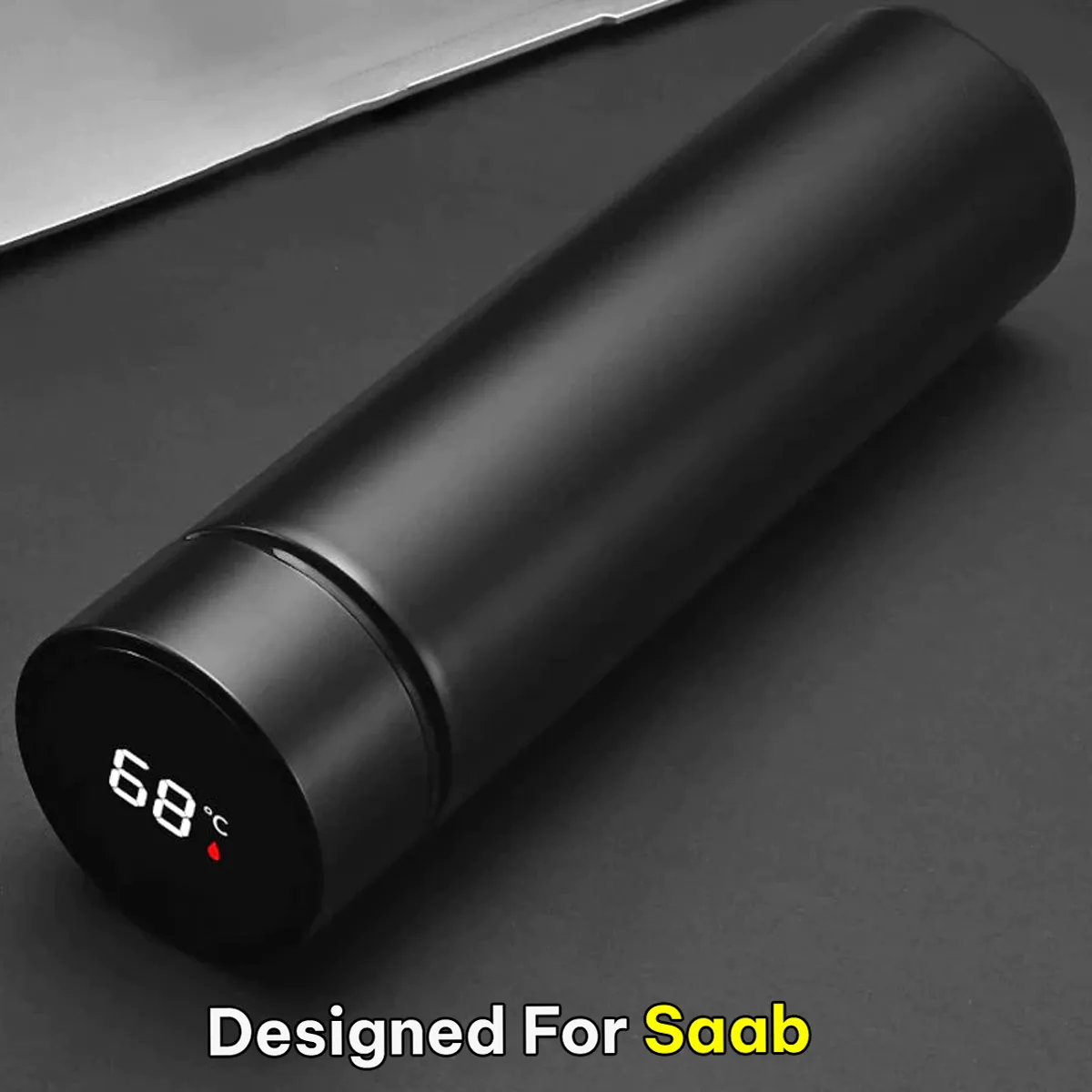 17oz Insulated Water Bottle with LED Temperature Display, Coffee Tea Infuser Bottle Double Wall Vacuum Insulated Water Bottle for Hot or Cold Drink, Stainless Steel Sports Automotive Travel Mug