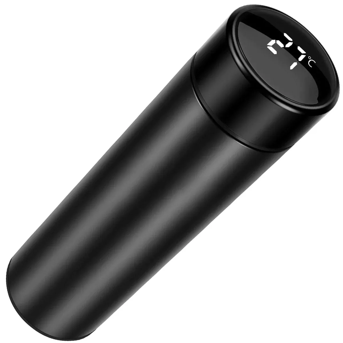 17oz Insulated Water Bottle with LED Temperature Display, Coffee Tea Infuser Bottle Double Wall Vacuum Insulated Water Bottle for Hot or Cold Drink, Stainless Steel Sports Automotive Travel Mug