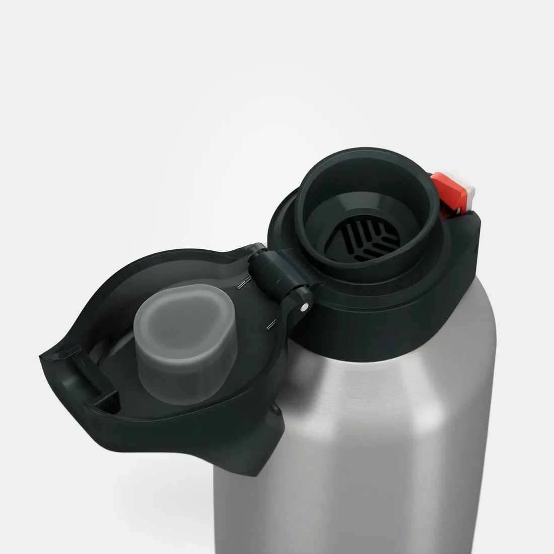 1L insulated stainless steel flask 900 with quick-release cap for hiking