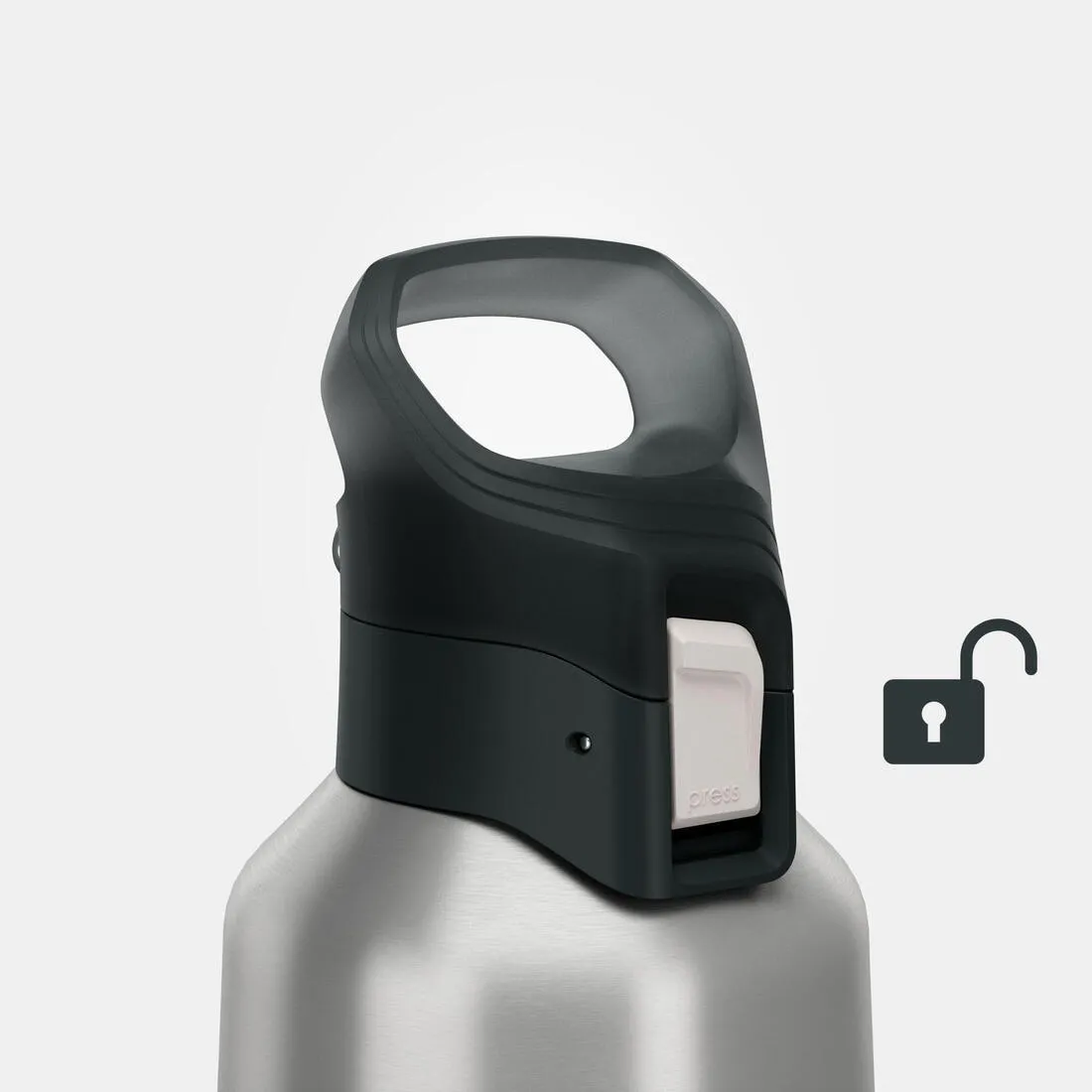1L insulated stainless steel flask 900 with quick-release cap for hiking