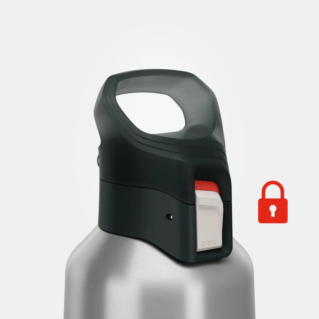 1L insulated stainless steel flask 900 with quick-release cap for hiking
