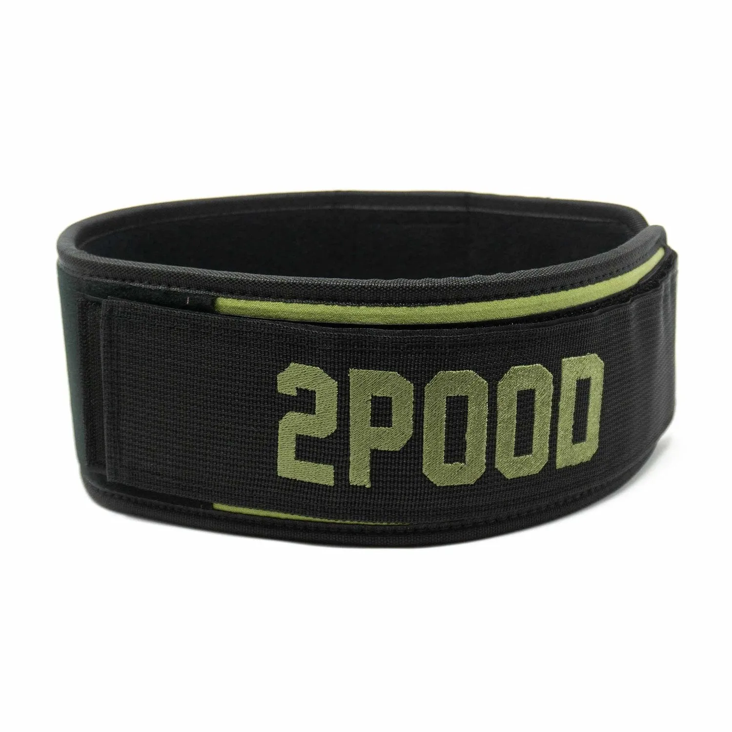 2POOD Velcro Green Gewichthebergürtel