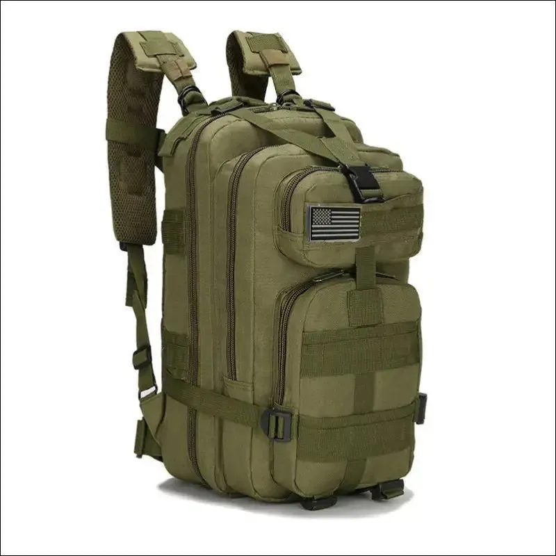 30l/50l waterproof nylon hiking backpack - military rucksack for camping, fishing, and hunting