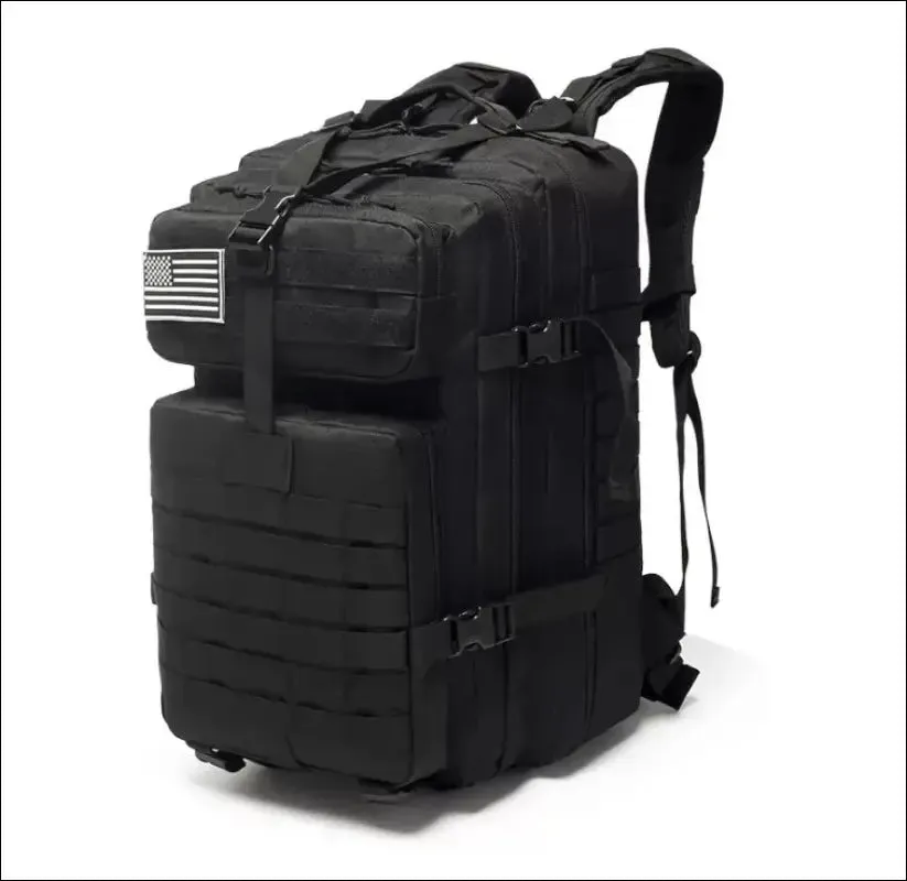 30l/50l waterproof nylon hiking backpack - military rucksack for camping, fishing, and hunting