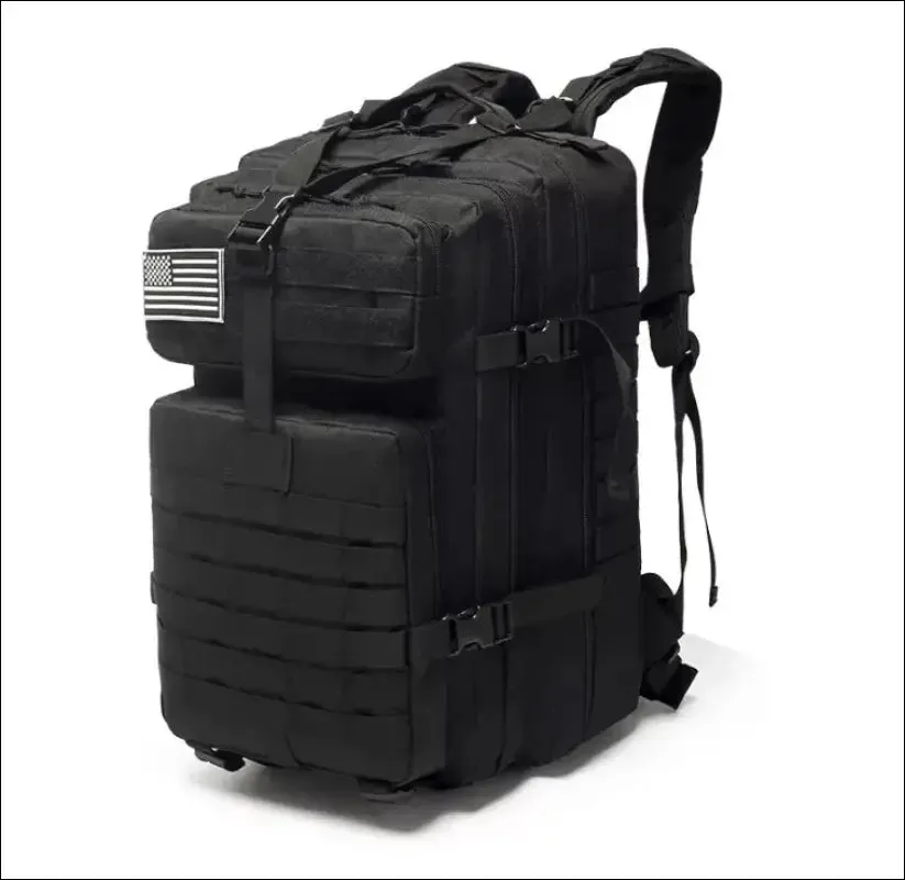 30l/50l waterproof nylon hiking backpack - military rucksack for camping, fishing, and hunting