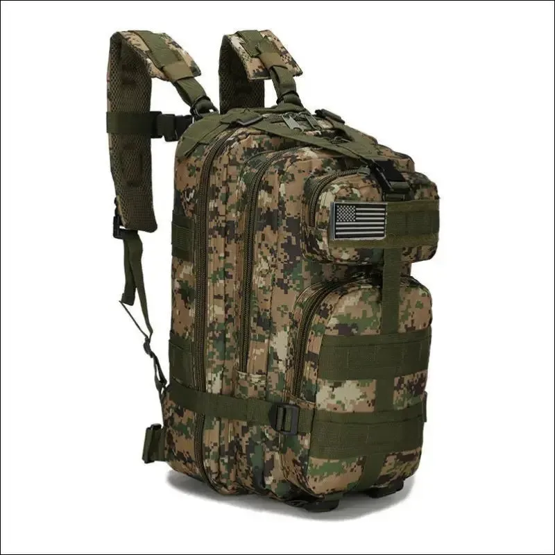 30l/50l waterproof nylon hiking backpack - military rucksack for camping, fishing, and hunting