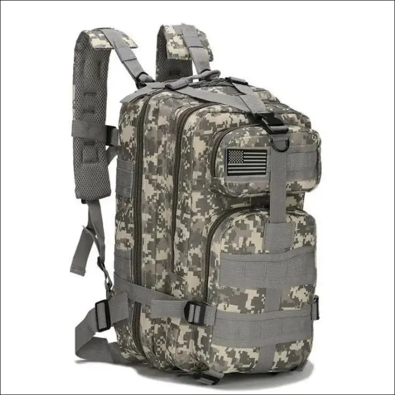 30l/50l waterproof nylon hiking backpack - military rucksack for camping, fishing, and hunting