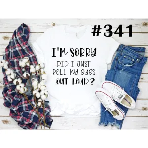#341 Roll My Eyes Out Loud