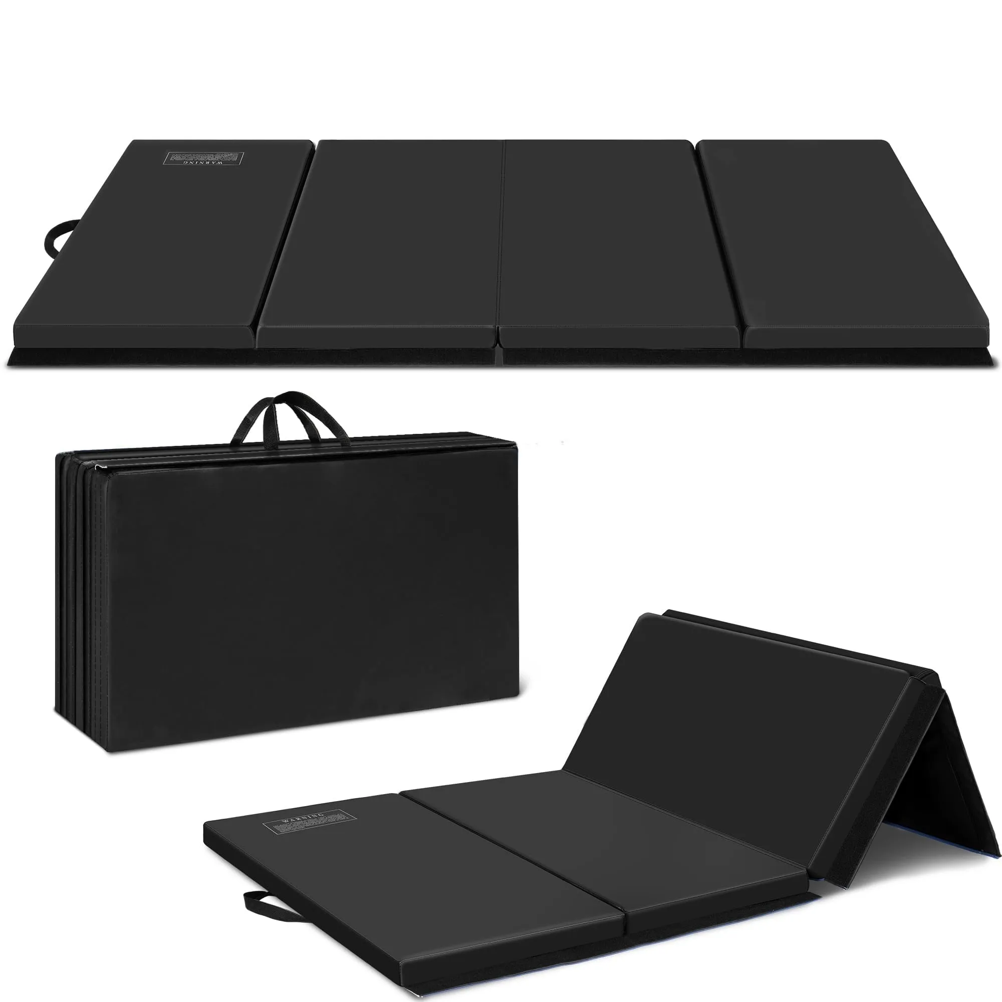 3'x6'x2 Thick Folding Gymnastics Exercise Mat Aerobics Stretching Yoga Mats