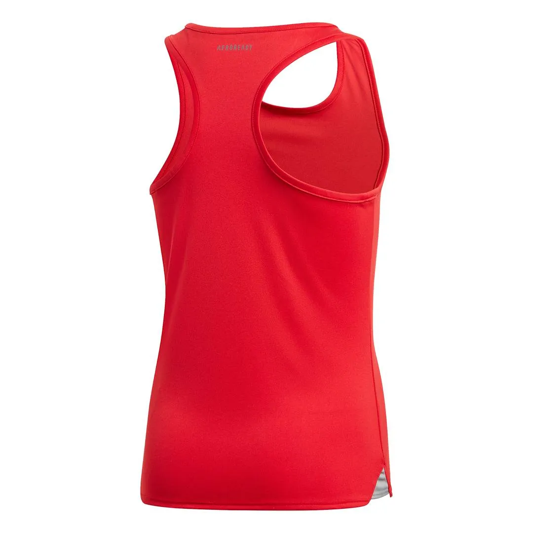 adidas Girls' Club Tank Top (Scarlet)