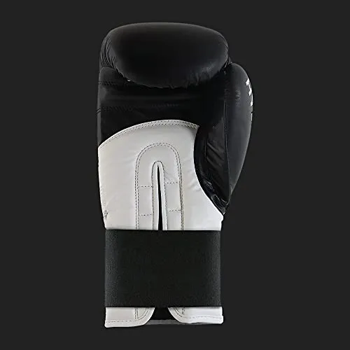 adidas Hybrid 100 Training Gloves, Black/White, 16 oz