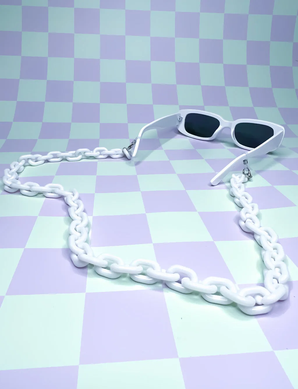 APOLLO SUNGLASS CHAINS - WHITE