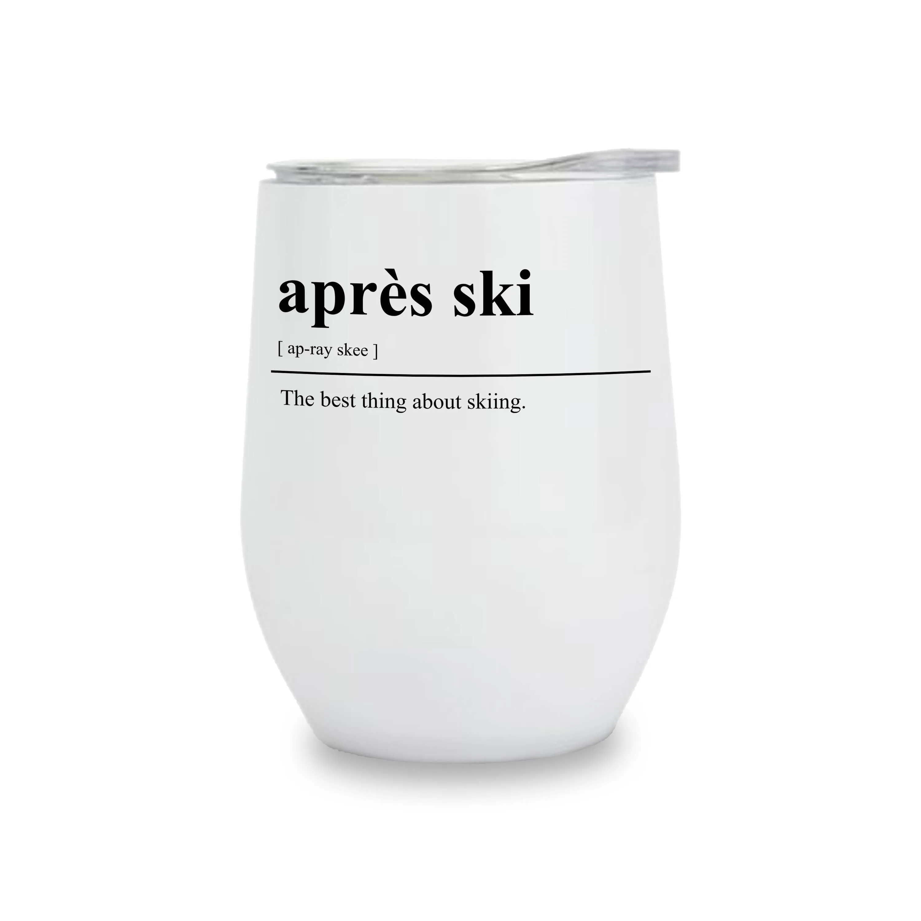 Après Ski Definition Wine Tumbler