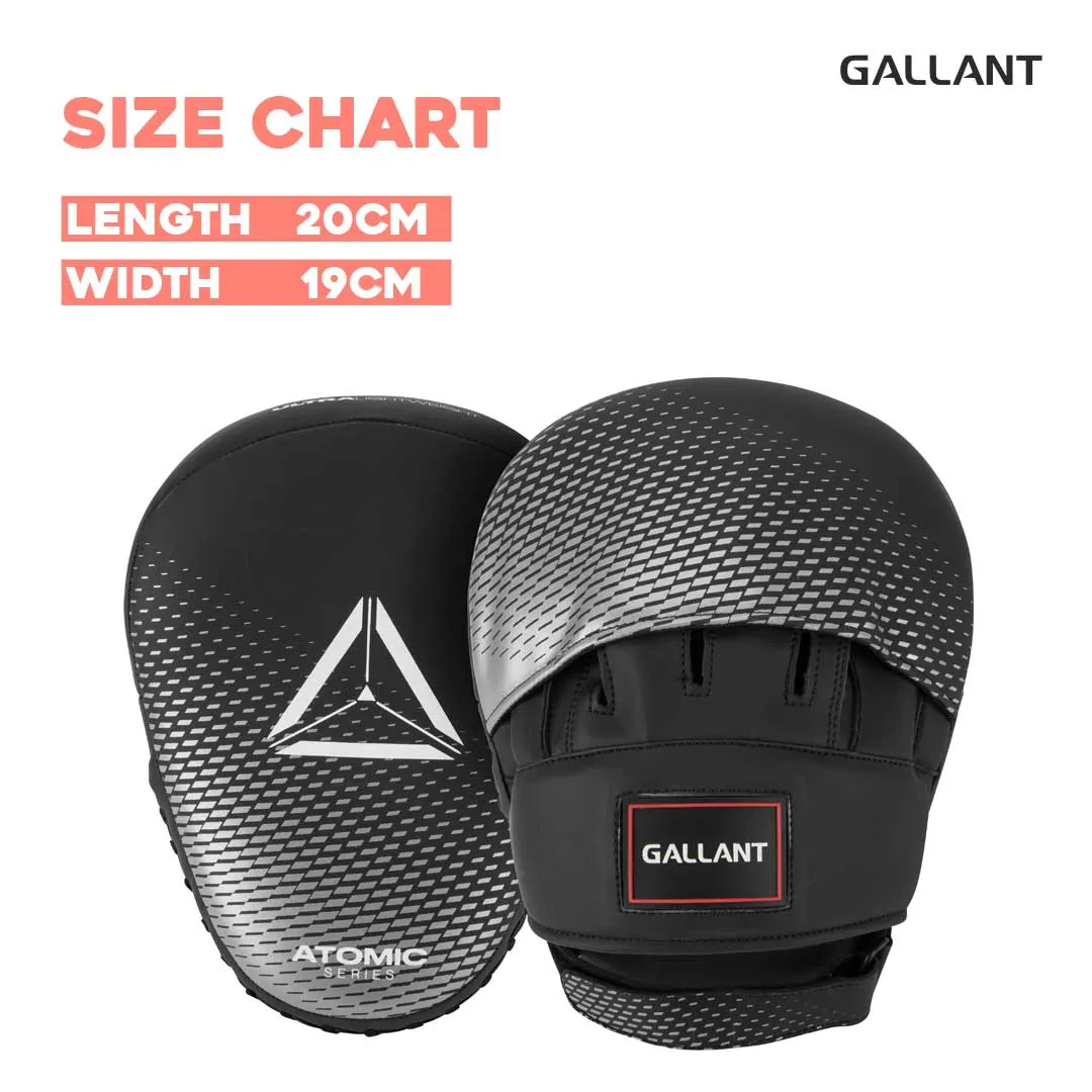 Atomic Series Ultra Lightweight Focus Pad - Silver - Focus Boxing Mitts