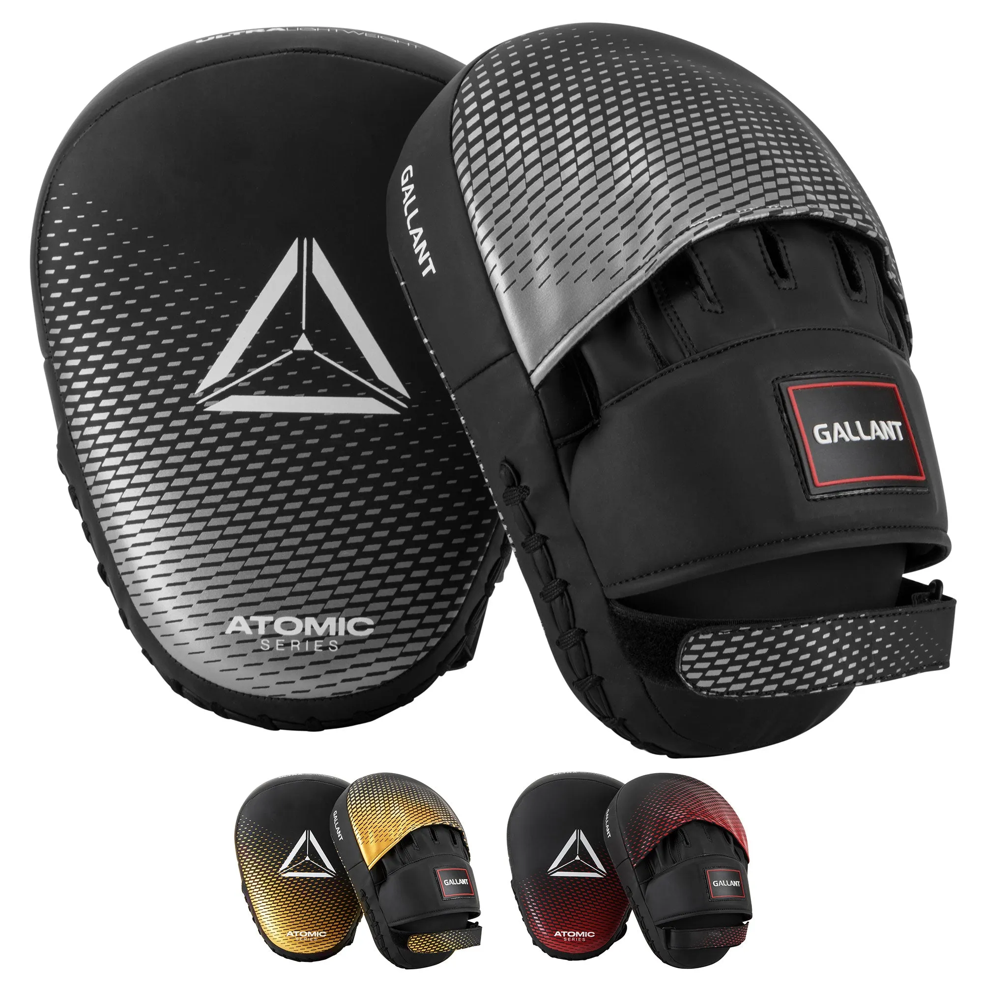 Atomic Series Ultra Lightweight Focus Pad - Silver - Focus Boxing Mitts
