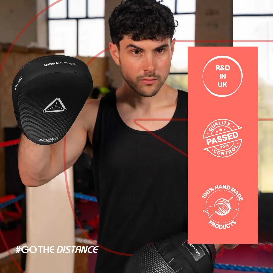 Atomic Series Ultra Lightweight Focus Pad - Silver - Focus Boxing Mitts