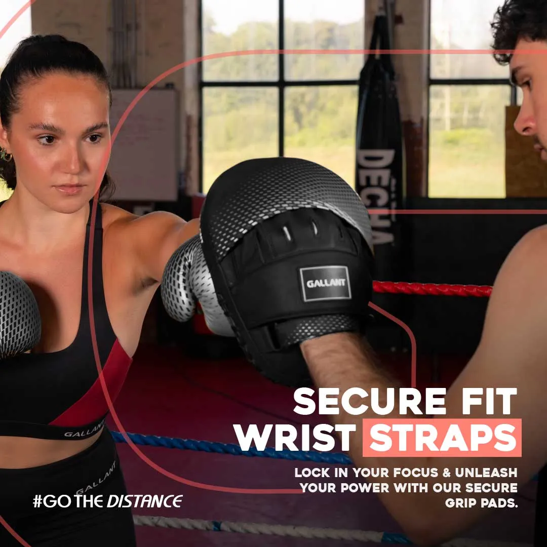 Atomic Series Ultra Lightweight Focus Pad - Silver - Focus Boxing Mitts