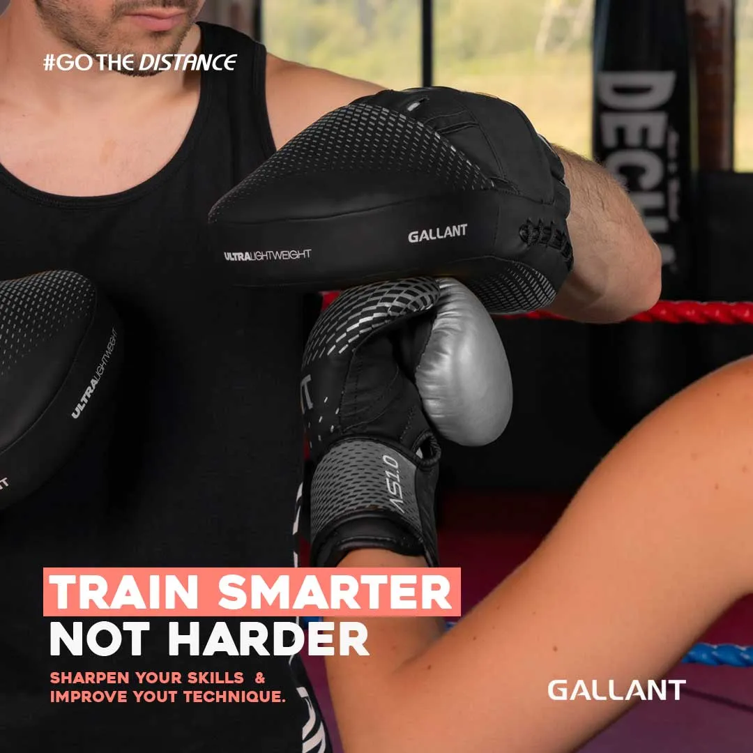 Atomic Series Ultra Lightweight Focus Pad - Silver - Focus Boxing Mitts