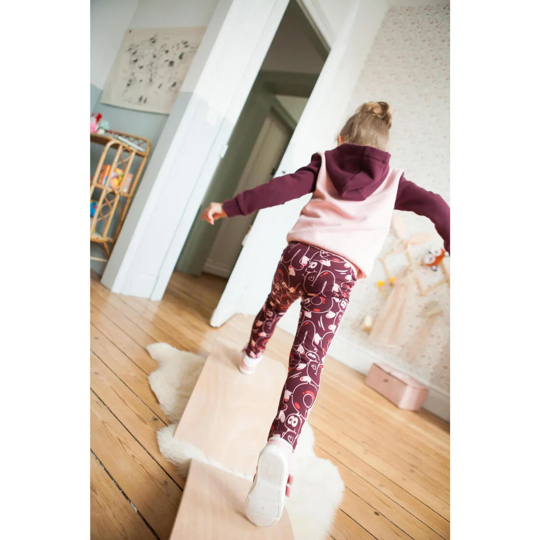 Baby's Basic Zip-Up Sweatshirt - Grey With Design