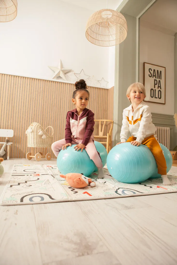Baby's Basic Zip-Up Sweatshirt - Grey With Design