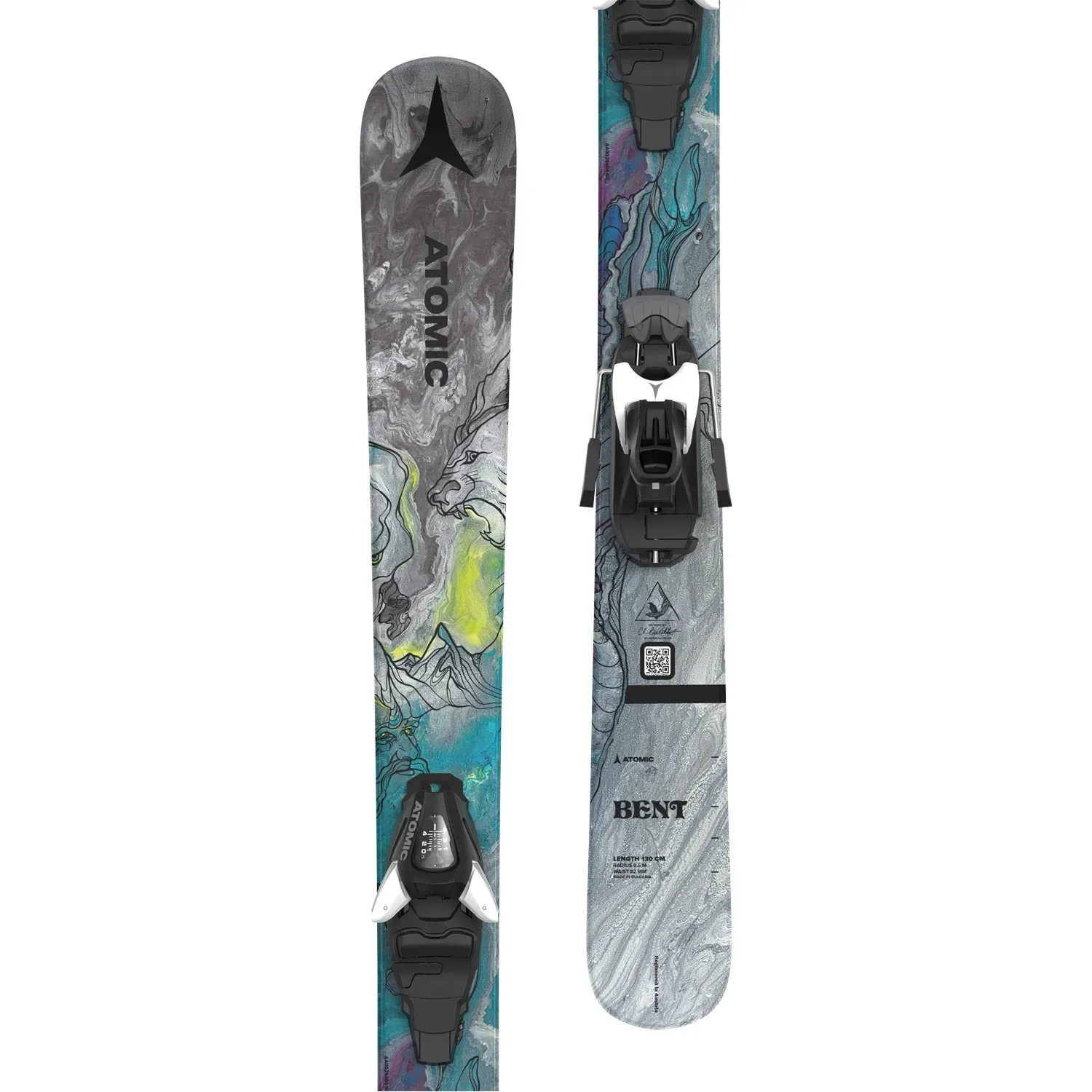 Bent JR 110-130 Ski w/ C5 GW Binding 2024