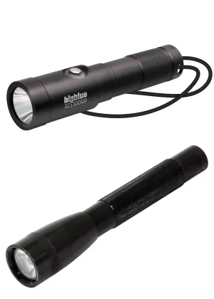 BigBlue AL250 & AL1300NP Waterproof Dive Torch Pack