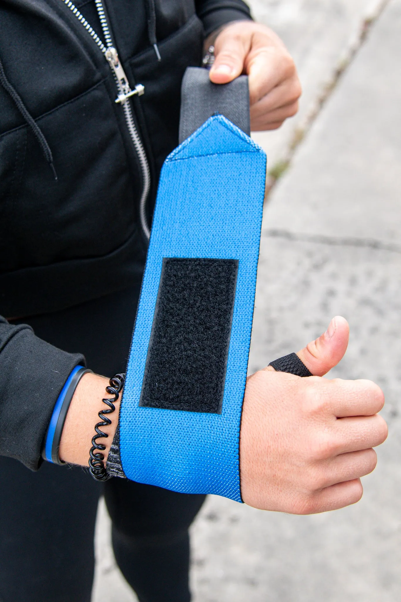 Blue Wrist Wraps