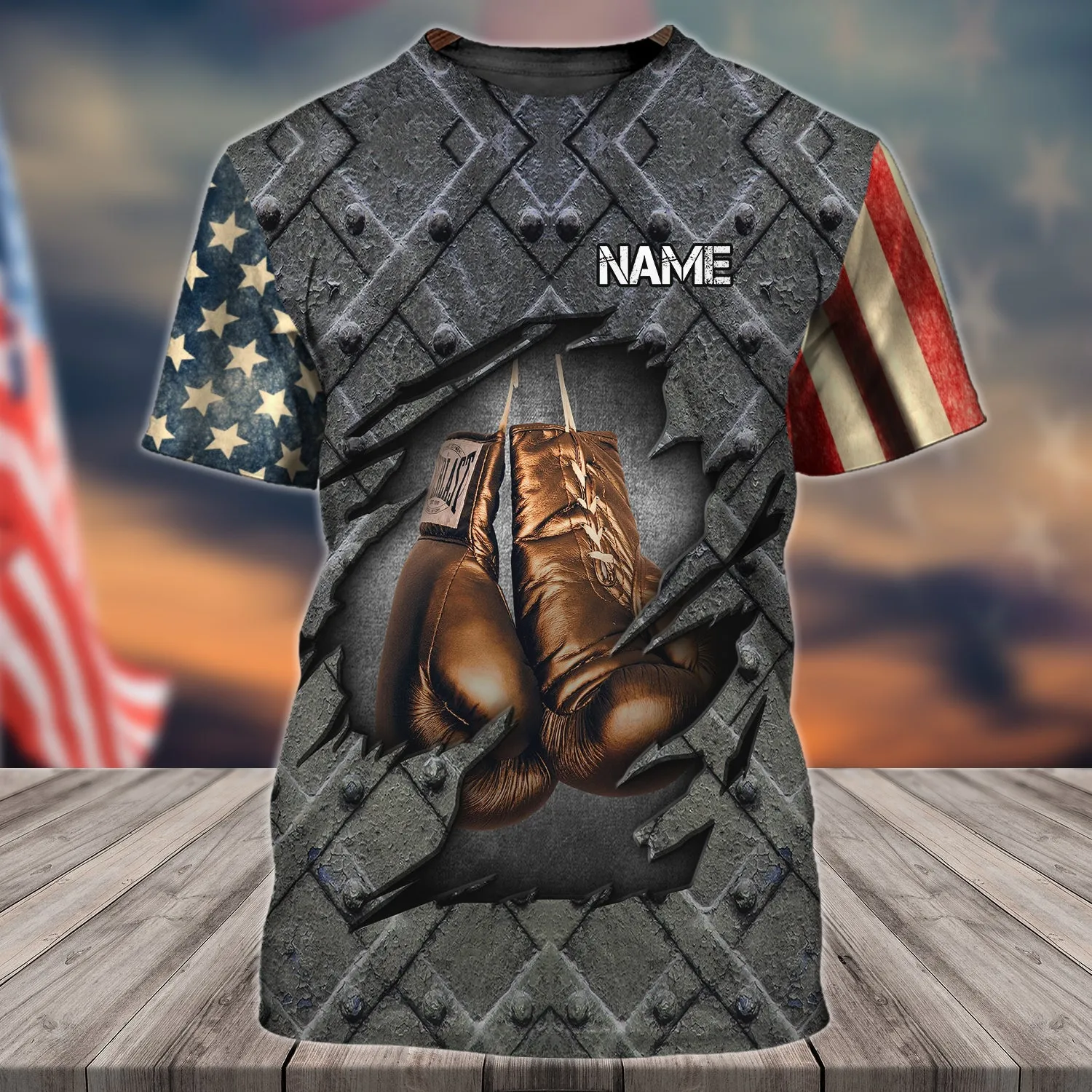 Boxing Is In My Soul - Personalized Name 3D T Shirt - Nt168 - Ct051