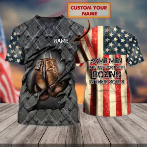 Boxing Is In My Soul - Personalized Name 3D T Shirt - Nt168 - Ct051