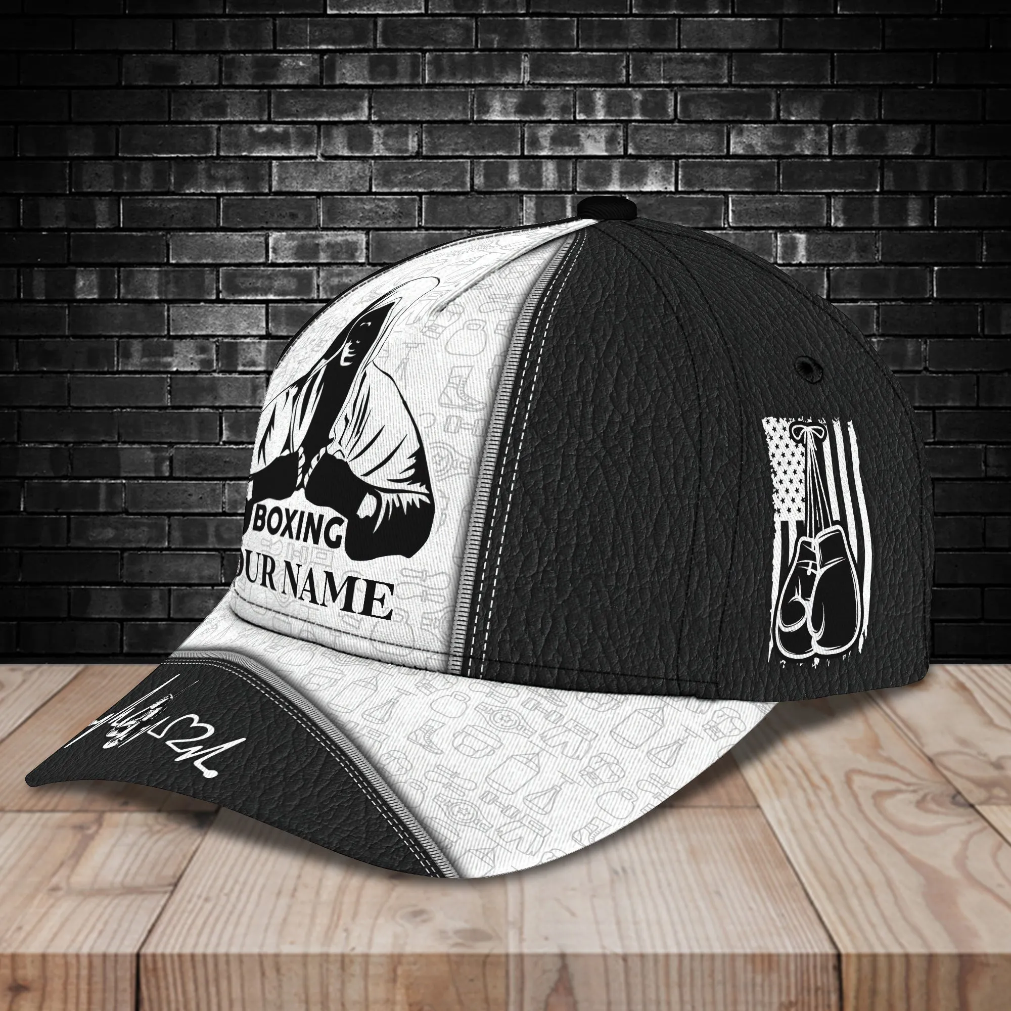 Boxing - Personalize Name Cap - TD97-01