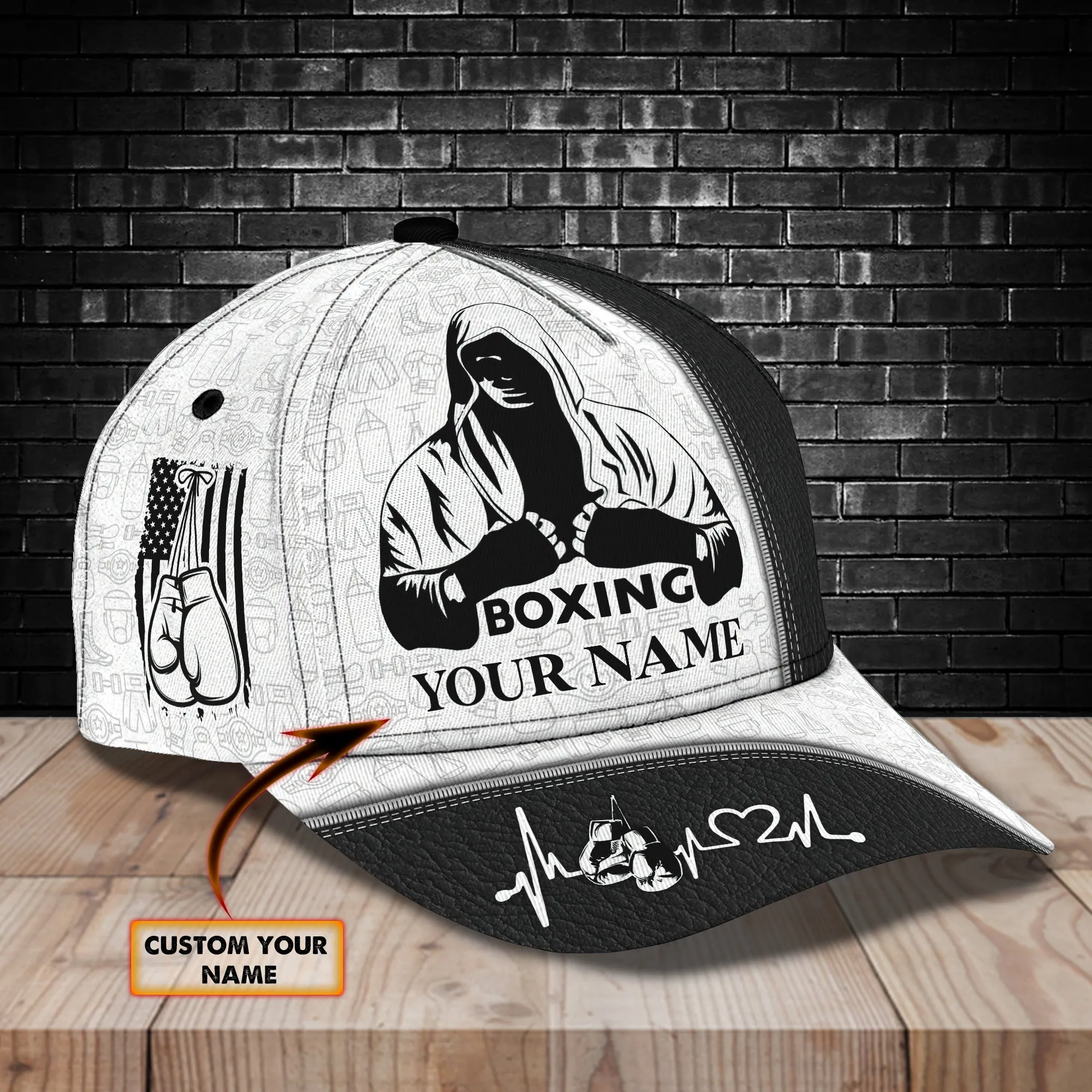 Boxing - Personalize Name Cap - TD97-01