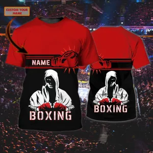 Boxing - Personalized Name 3D T-Shirt - Nia94