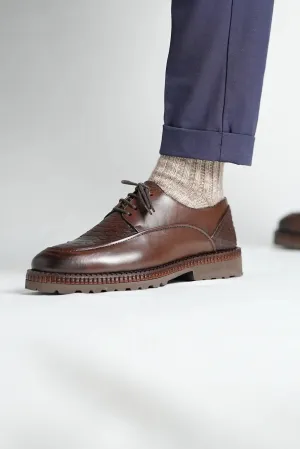 Brown S Pattern Laces Chunky