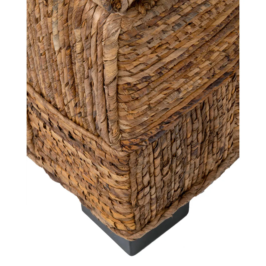 Castiel Wicker Flip Top Storage Bench Sand & Stable™