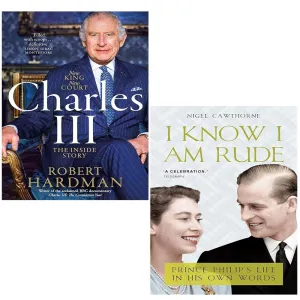Charles III New King Robert Hardman (HB),I Know I Am Rude but It Is Fun 2 Books