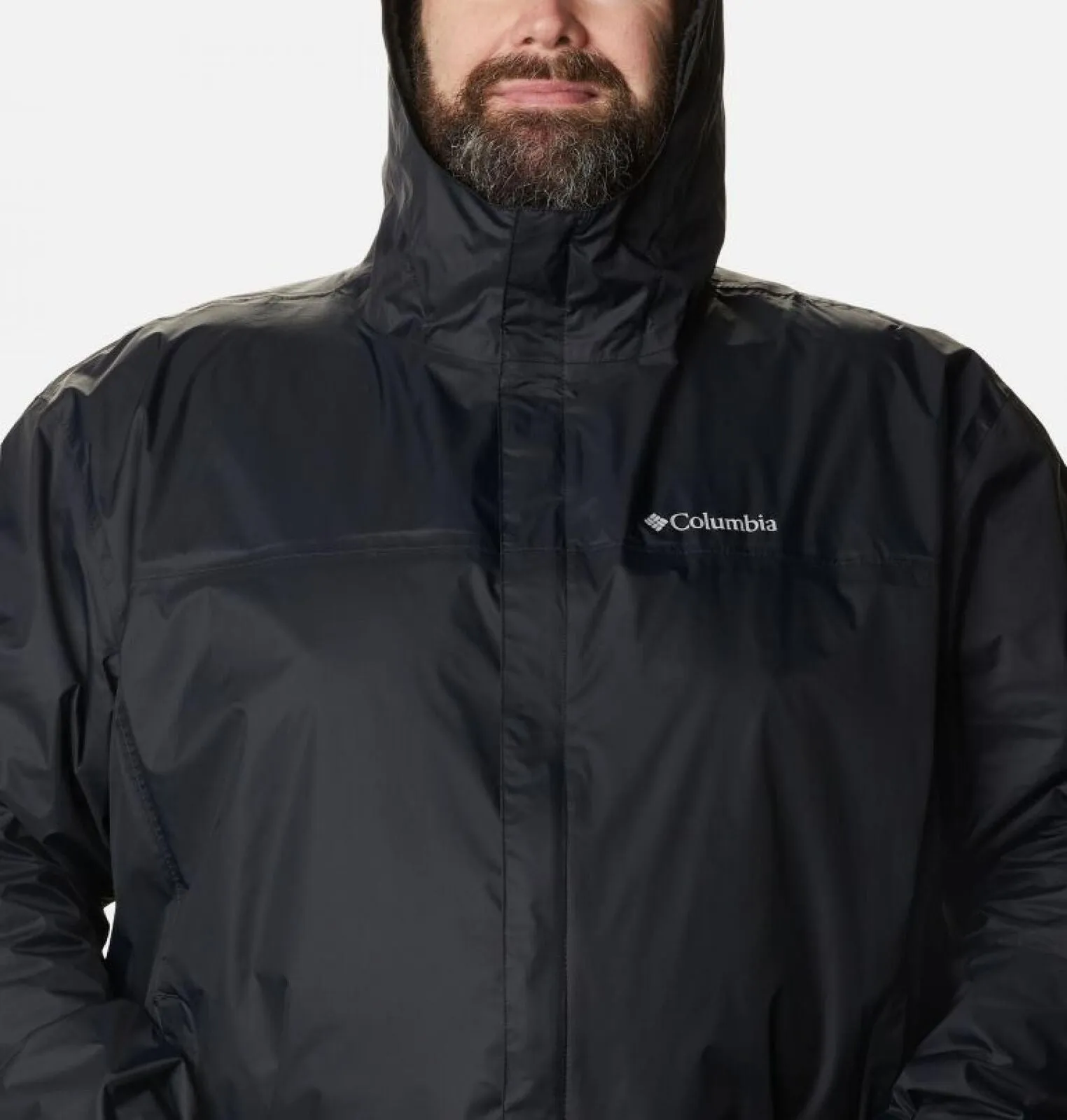 Columbia Men's Big & Tall Watertight Ii Packable Jacket 1533893 Black 4X