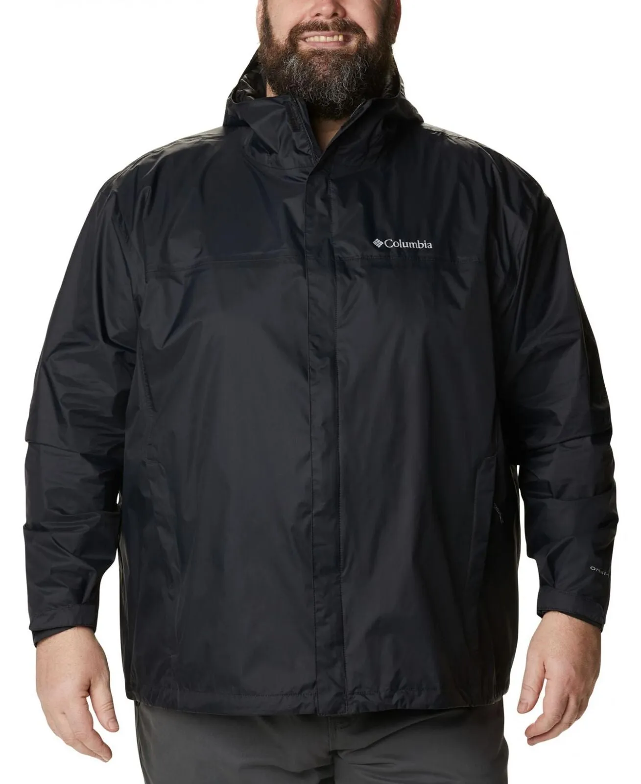 Columbia Men's Big & Tall Watertight Ii Packable Jacket 1533893 Black 4X