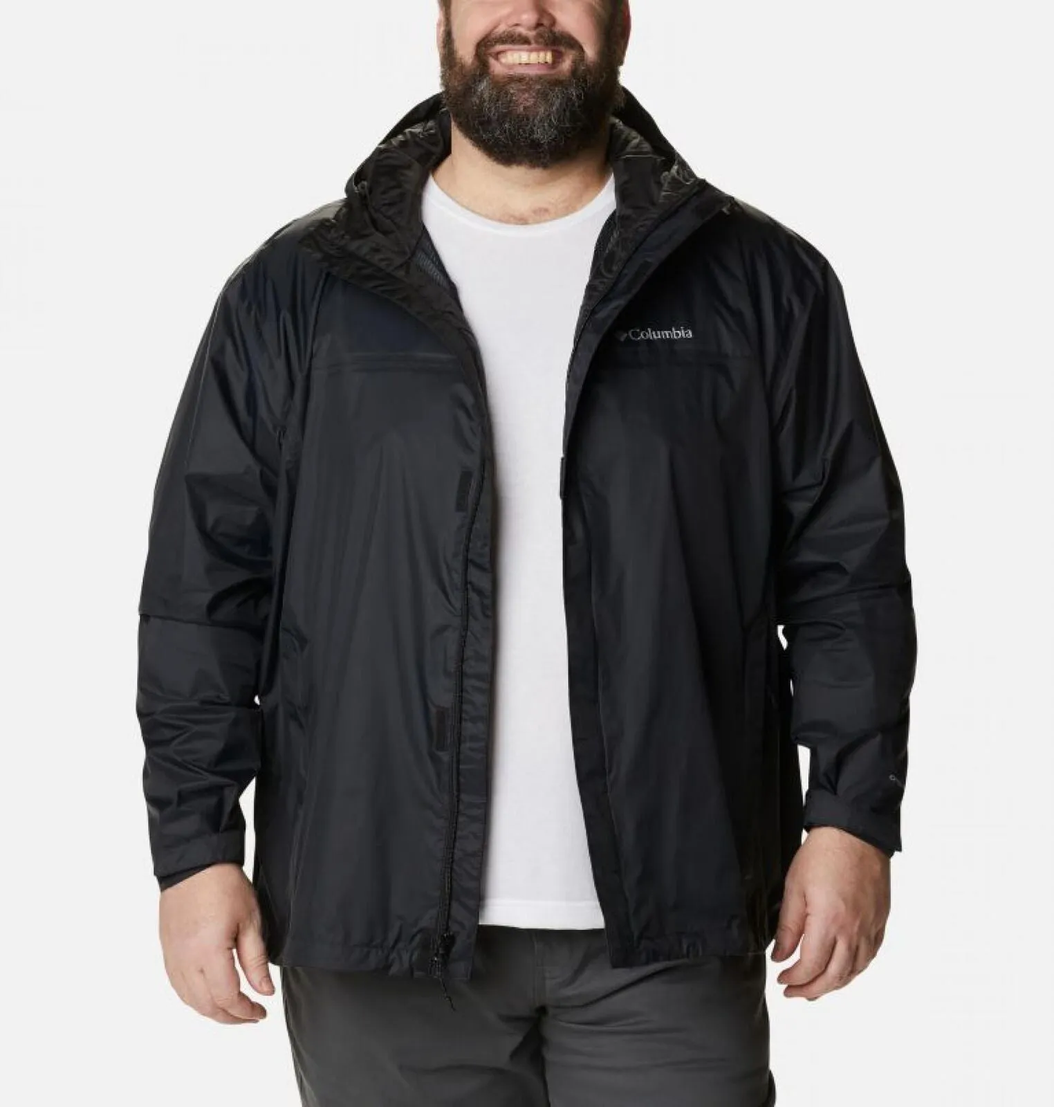 Columbia Men's Big & Tall Watertight Ii Packable Jacket 1533893 Black 4X