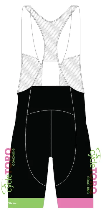 Custom Core Bibs - CycleTORQ Custom Pink