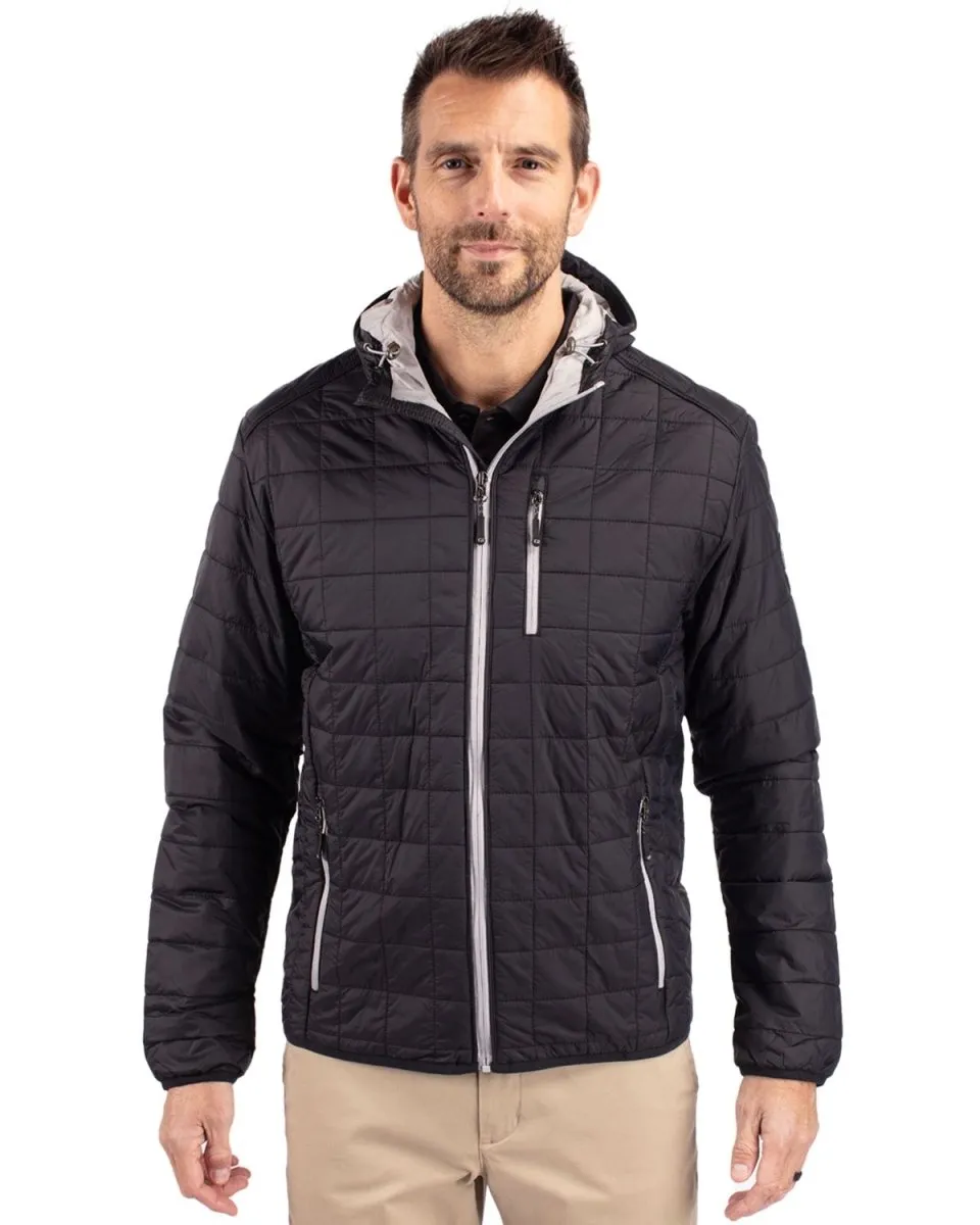Cutter & Buck Men's Rainier Primaloft Eco Full Zip Hooded Jacket