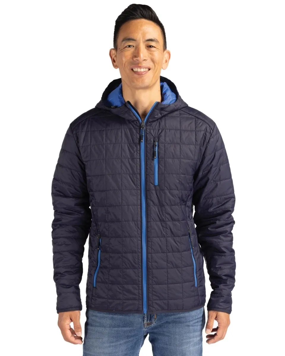 Cutter & Buck Men's Rainier Primaloft Eco Full Zip Hooded Jacket
