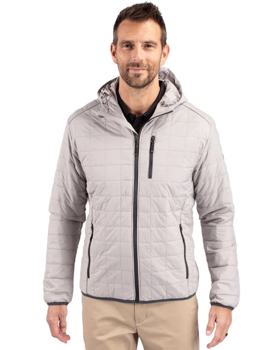 Cutter & Buck Men's Rainier Primaloft Eco Full Zip Hooded Jacket