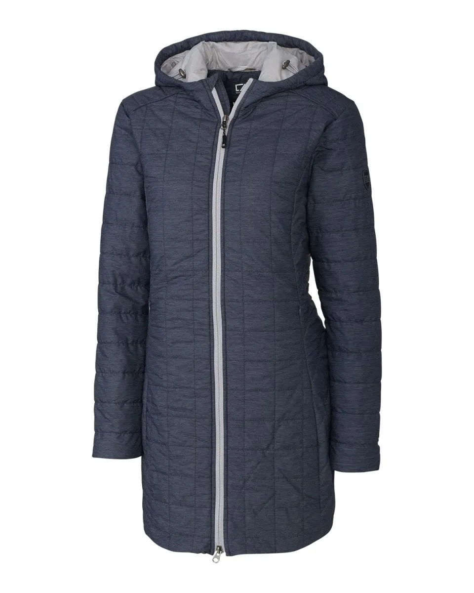 Cutter & Buck Rainier PrimaLoft® Womens Eco Insulated Hooded Long Coat