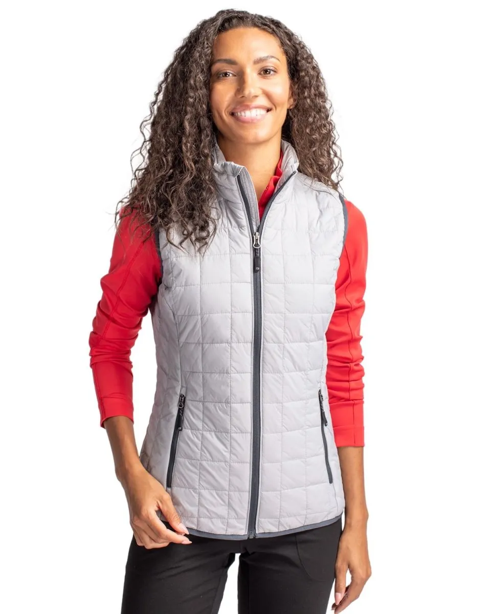 Cutter & Buck Women's Rainier PrimaLoft Eco Full Zip Vest
