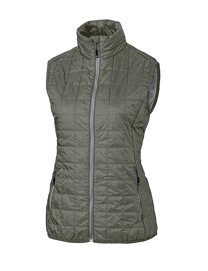 Cutter & Buck Women's Rainier PrimaLoft Eco Full Zip Vest