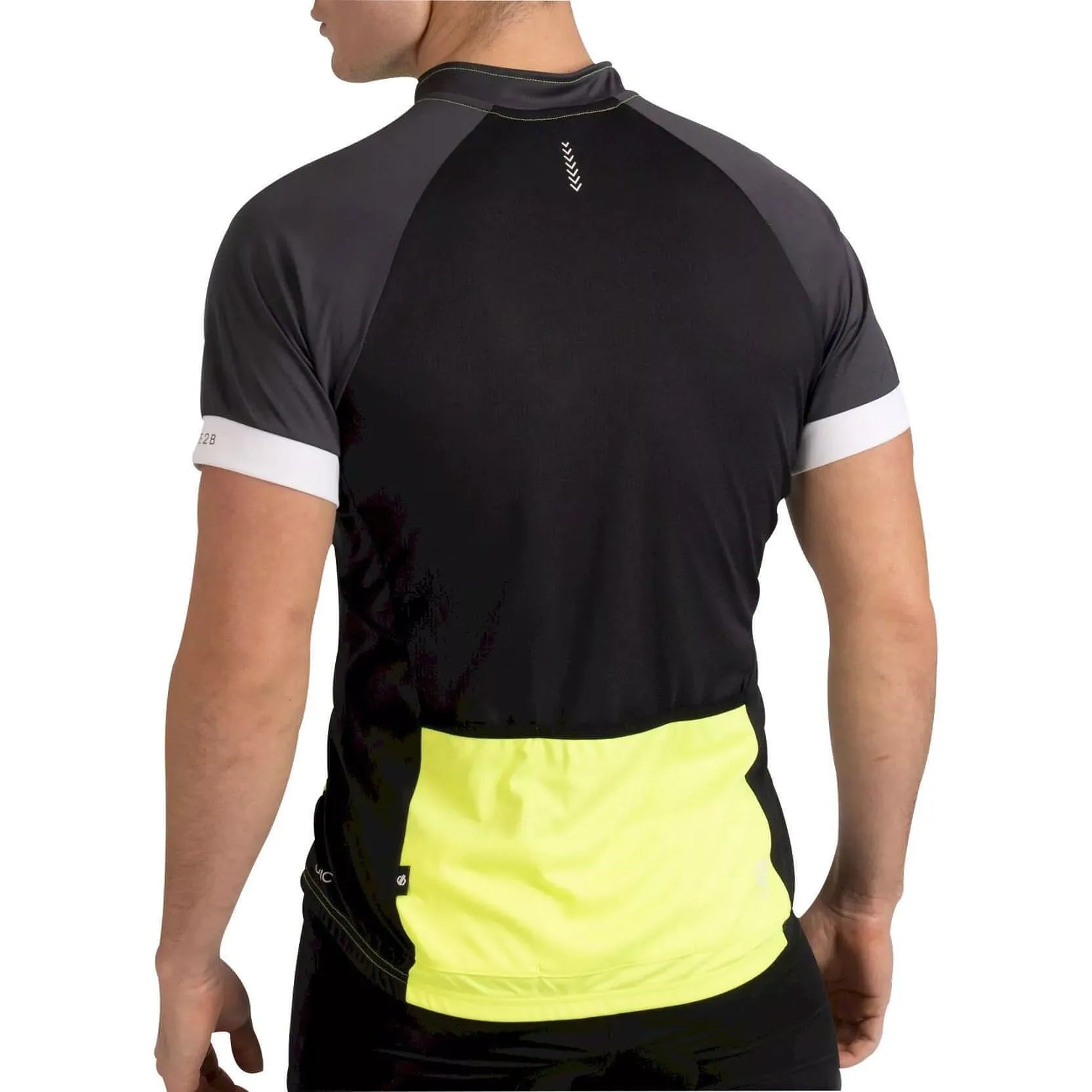 Dare2B Protraction Short Sleeve Mens Cycling Jersey - Yellow