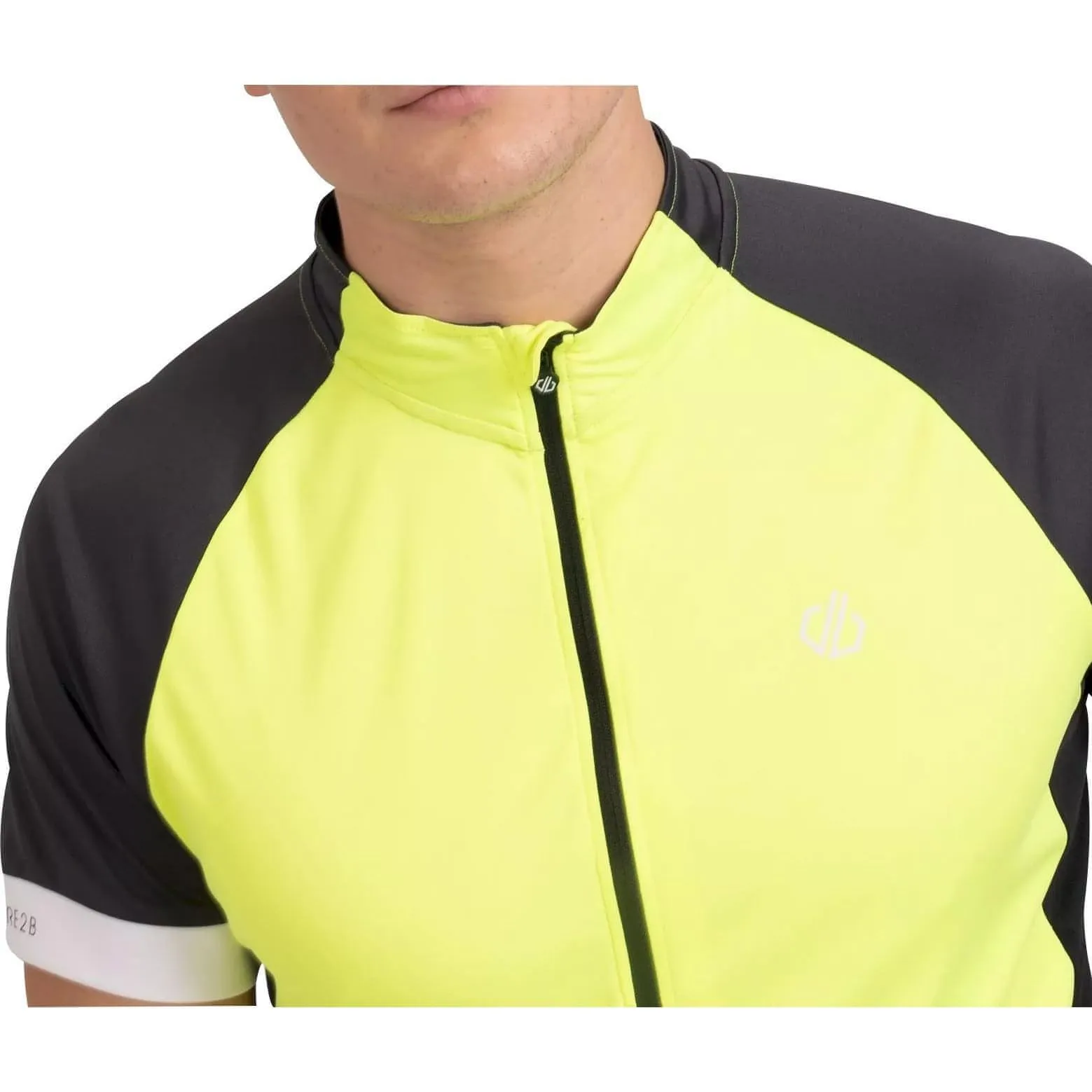 Dare2B Protraction Short Sleeve Mens Cycling Jersey - Yellow