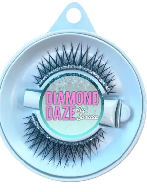 DIAMOND DAZE LASHES - BLACK & SILVER GLITTER