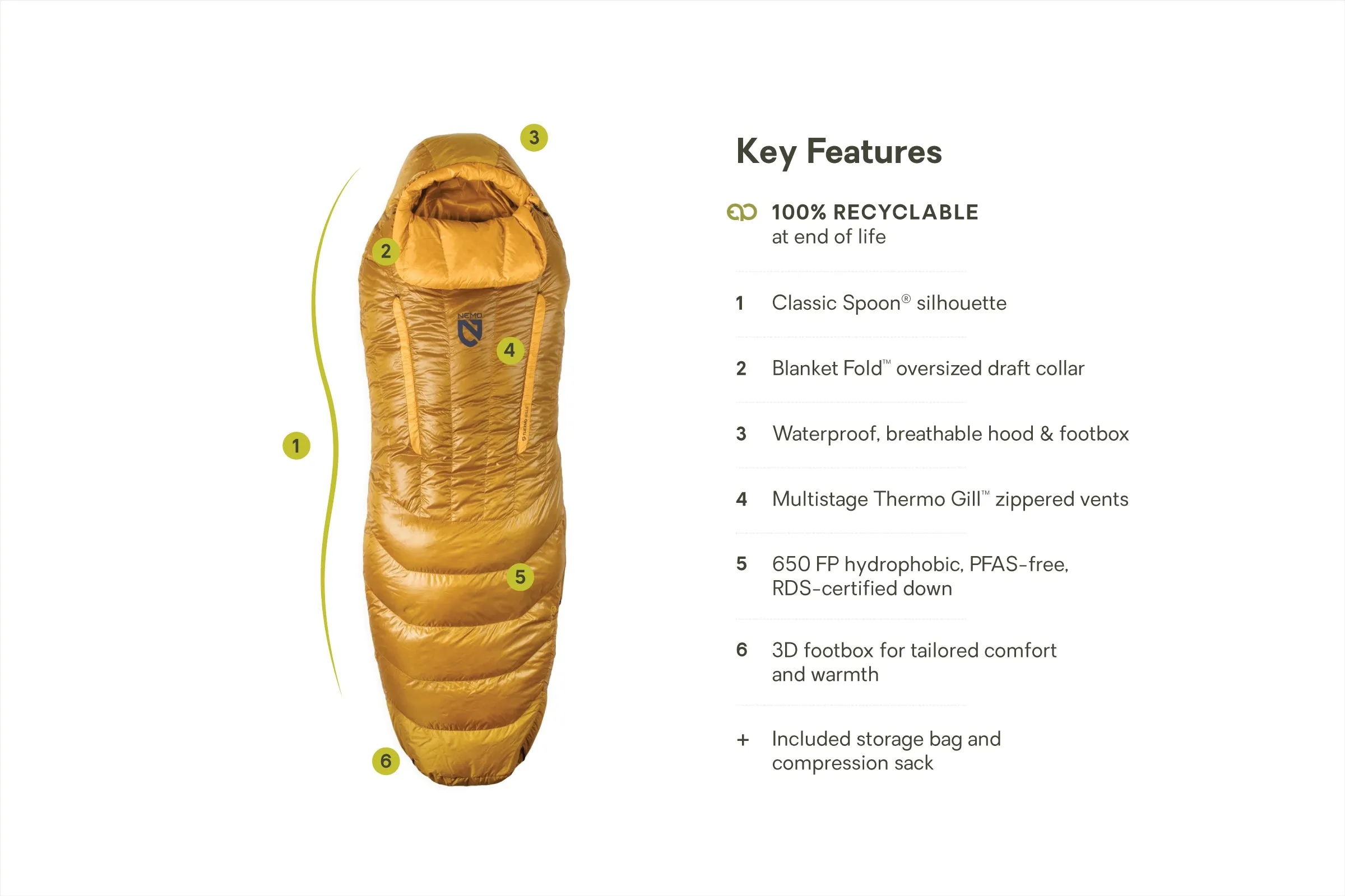 Disco 15 Endless Promise Down Sleeping Bag (15F / -9C) (Men's)